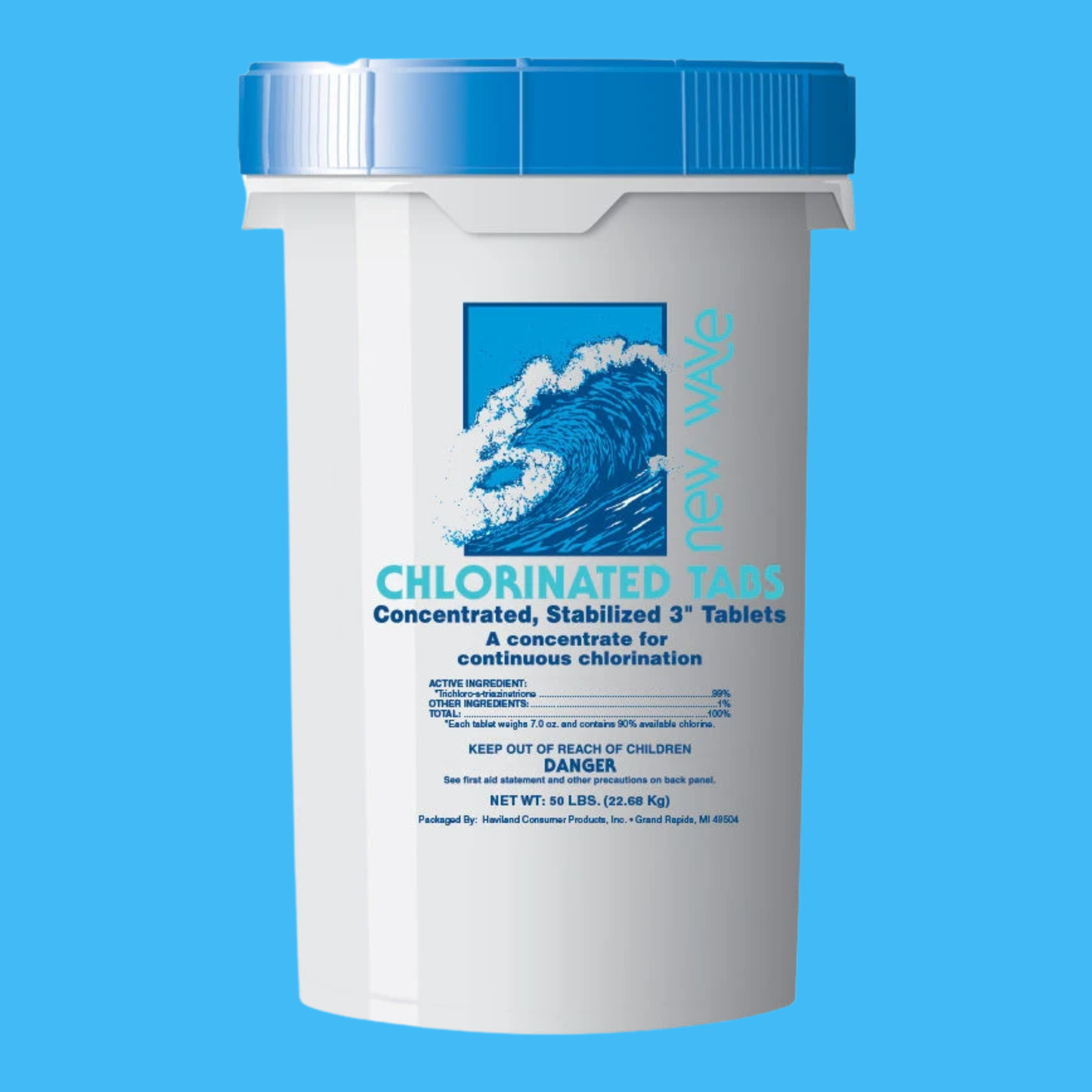 50# New Wave 3" Chlorine Tabs