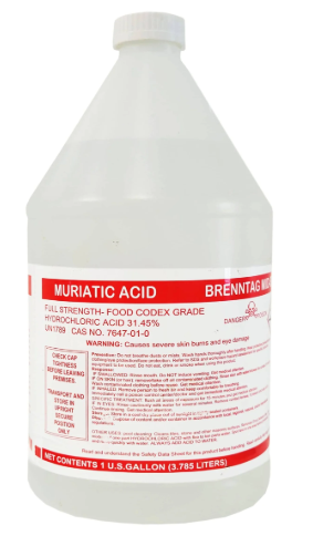 Muriatic Acid - 1 Gallons
